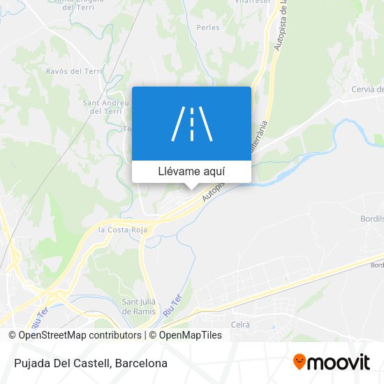 Mapa Pujada Del Castell
