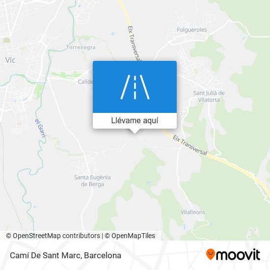 Mapa Camí De Sant Marc