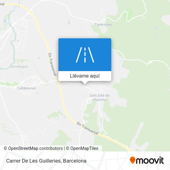 Mapa Carrer De Les Guilleries
