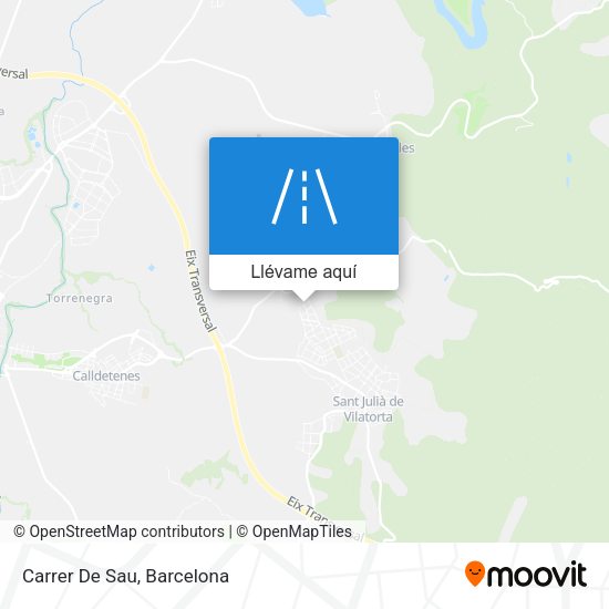 Mapa Carrer De Sau