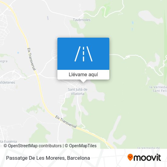 Mapa Passatge De Les Moreres