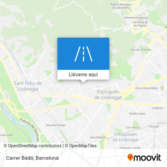 Mapa Carrer Badó