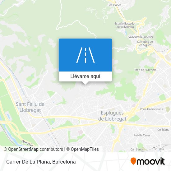 Mapa Carrer De La Plana