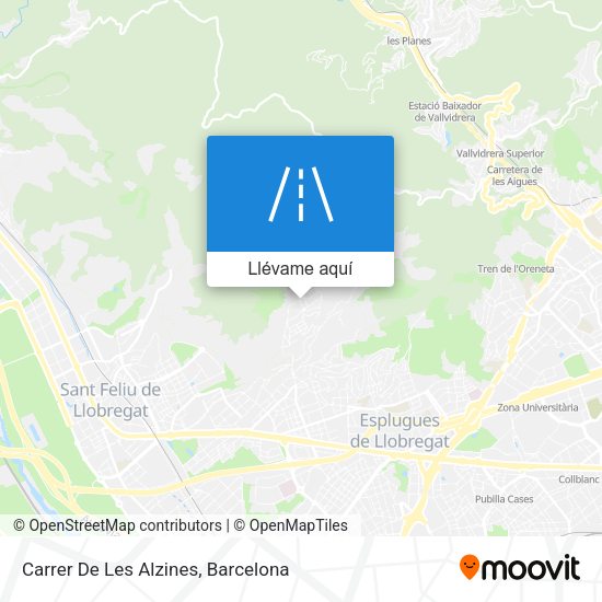 Mapa Carrer De Les Alzines