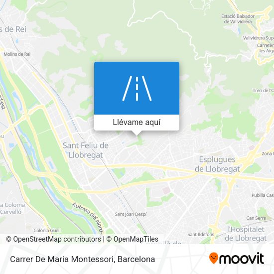 Mapa Carrer De Maria Montessori
