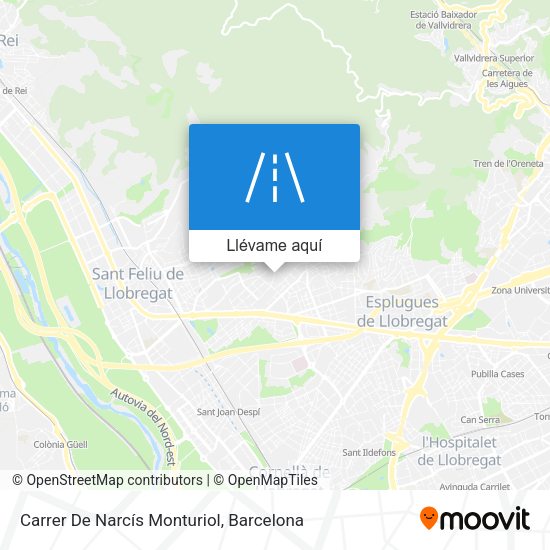 Mapa Carrer De Narcís Monturiol
