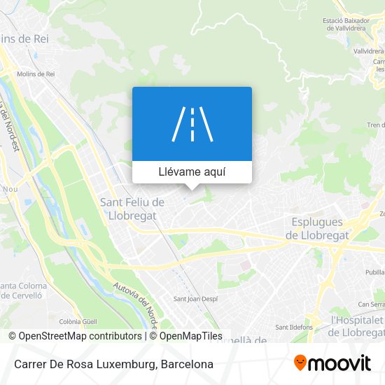Mapa Carrer De Rosa Luxemburg