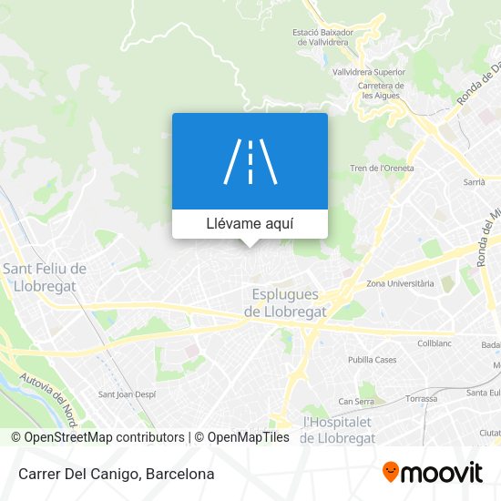 Mapa Carrer Del Canigo