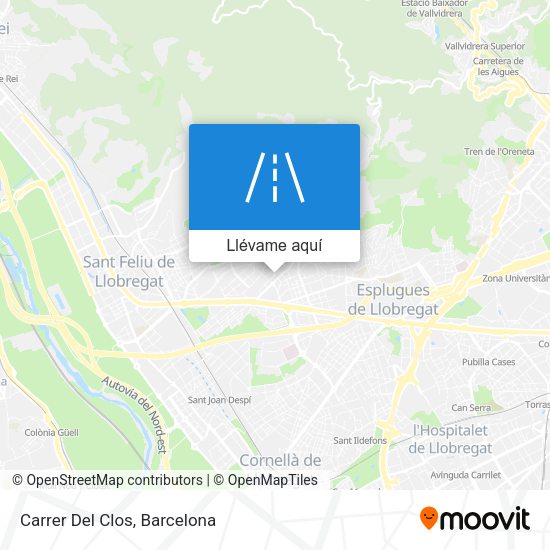 Mapa Carrer Del Clos