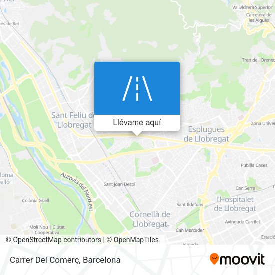 Mapa Carrer Del Comerç