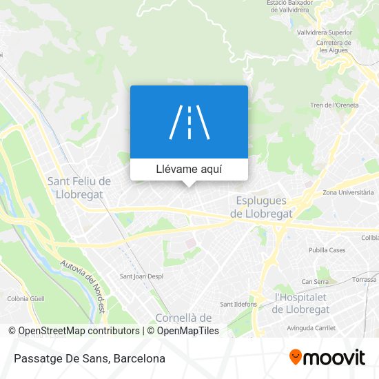 Mapa Passatge De Sans