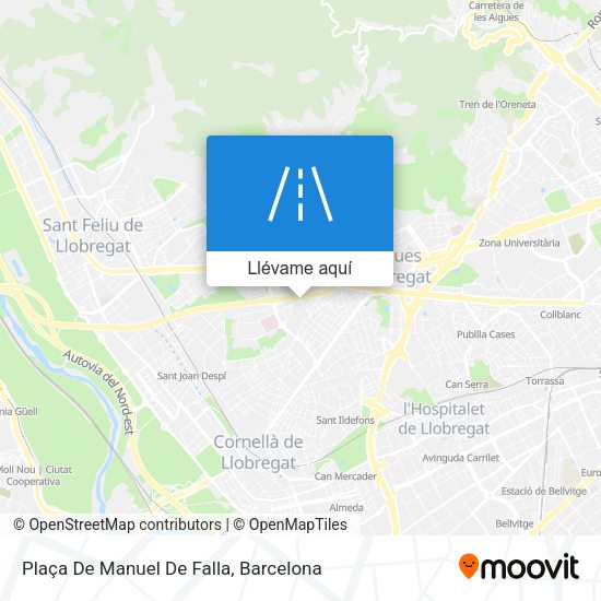 Mapa Plaça De Manuel De Falla