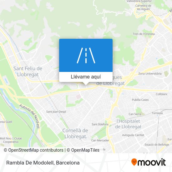 Mapa Rambla De Modolell
