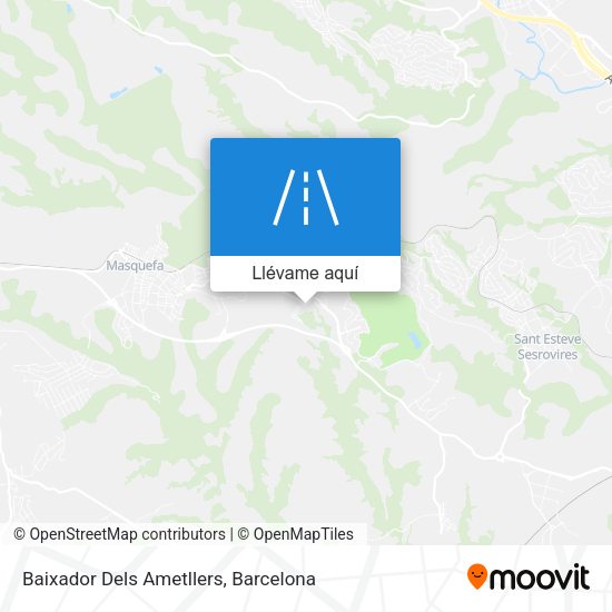 Mapa Baixador Dels Ametllers