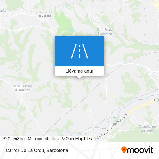 Mapa Carrer De La Creu
