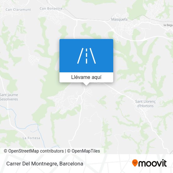 Mapa Carrer Del Montnegre