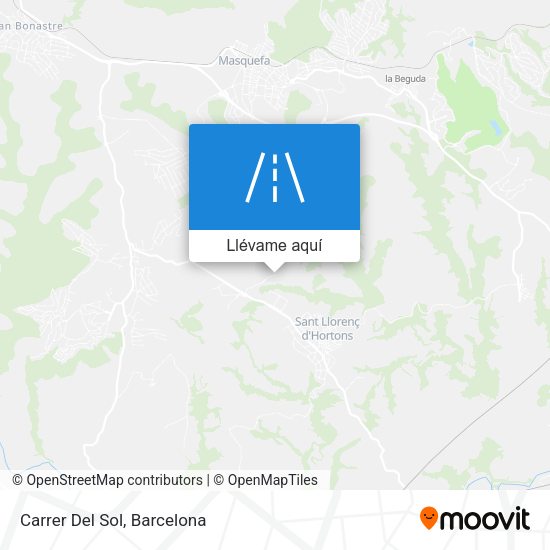 Mapa Carrer Del Sol