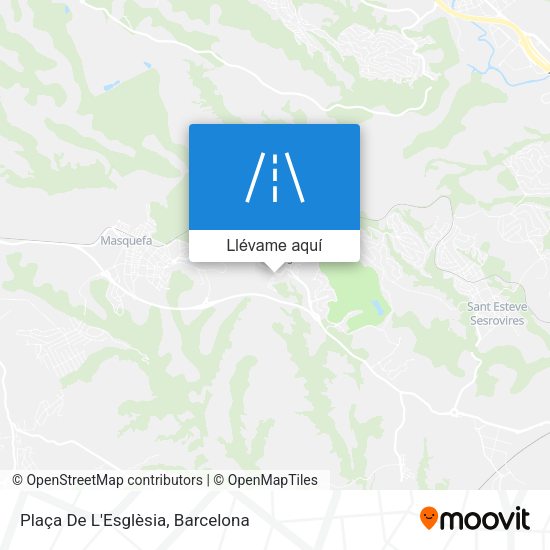 Mapa Plaça De L'Esglèsia