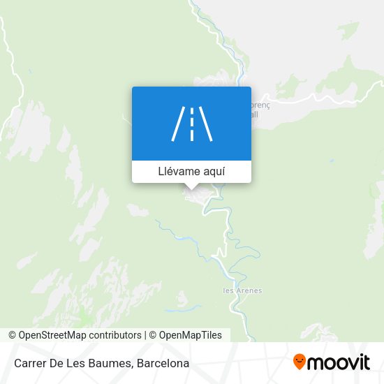 Mapa Carrer De Les Baumes