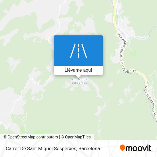 Mapa Carrer De Sant Miquel Sesperxes