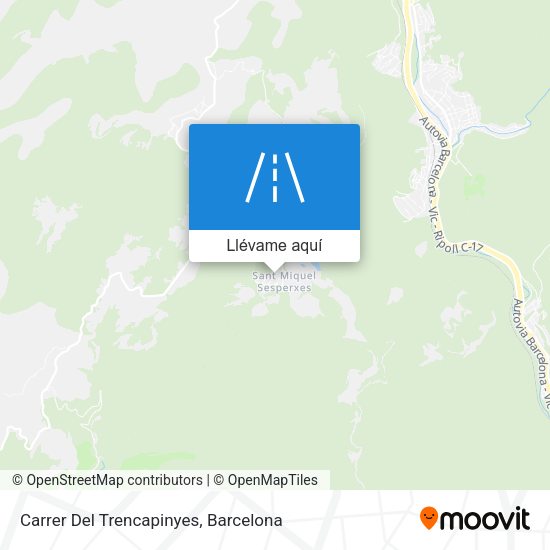 Mapa Carrer Del Trencapinyes