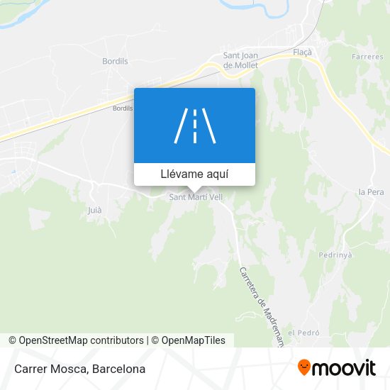 Mapa Carrer Mosca