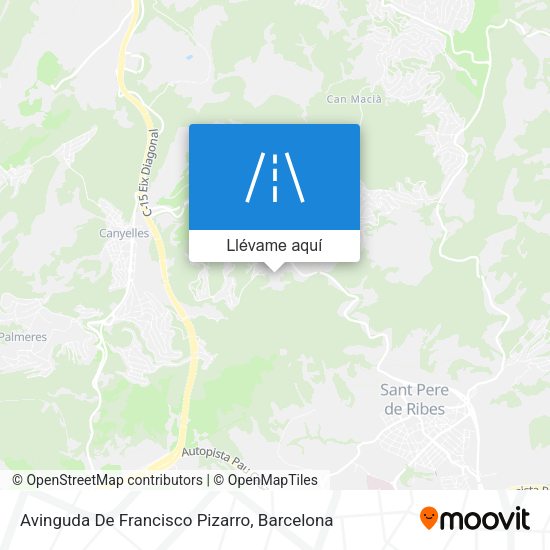 Mapa Avinguda De Francisco Pizarro