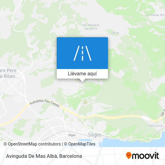 Mapa Avinguda De Mas Albà