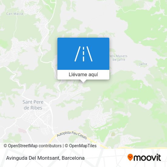 Mapa Avinguda Del Montsant