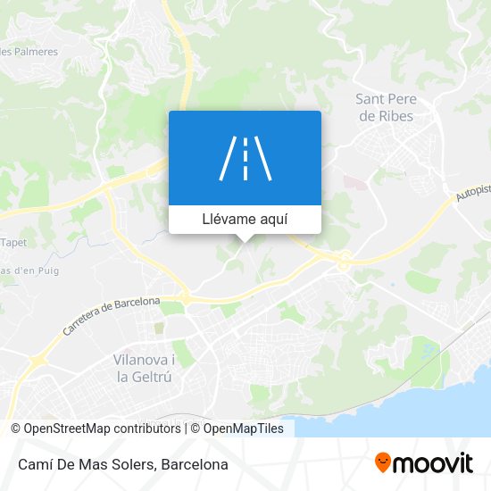 Mapa Camí De Mas Solers