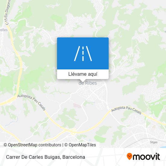 Mapa Carrer De Carles Buigas