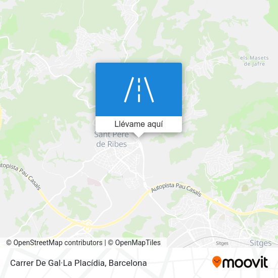 Mapa Carrer De Gal·La Placídia