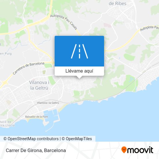 Mapa Carrer De Girona