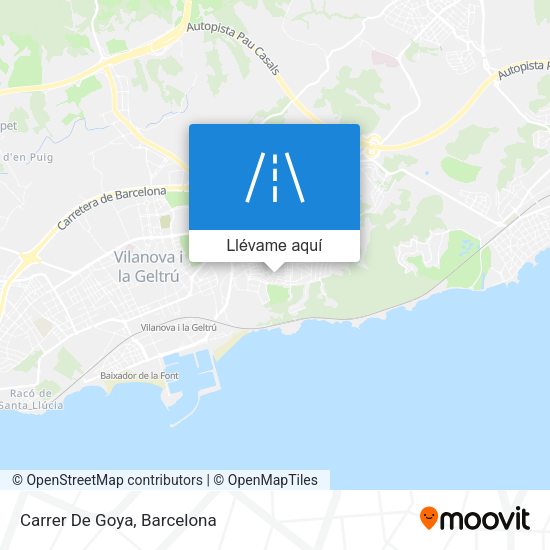 Mapa Carrer De Goya