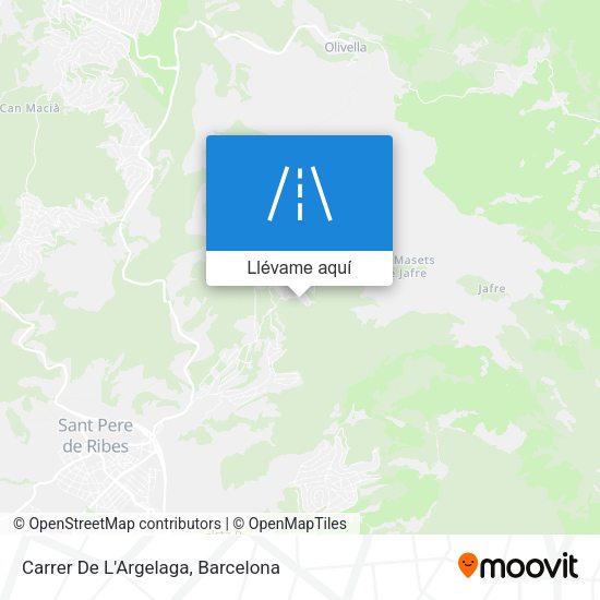 Mapa Carrer De L'Argelaga