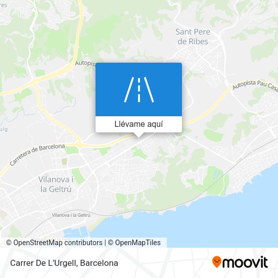 Mapa Carrer De L'Urgell