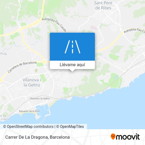 Mapa Carrer De La Dragona
