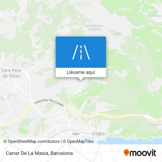 Mapa Carrer De La Masia