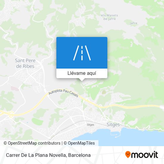 Mapa Carrer De La Plana Novella