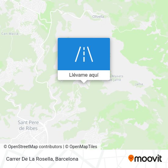 Mapa Carrer De La Rosella