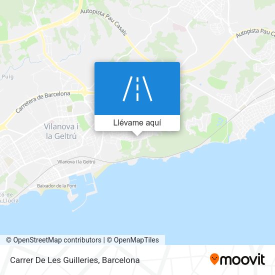 Mapa Carrer De Les Guilleries