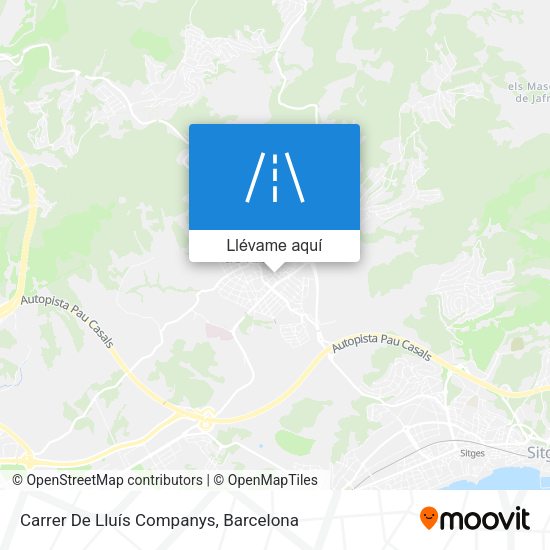 Mapa Carrer De Lluís Companys