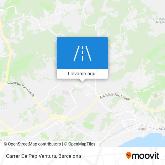 Mapa Carrer De Pep Ventura