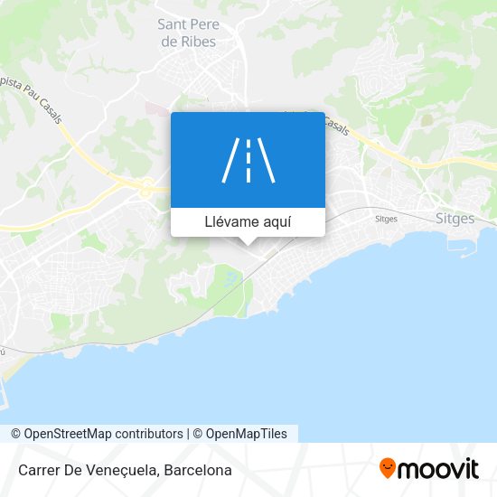Mapa Carrer De Veneçuela