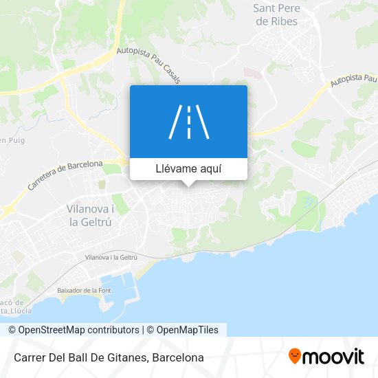Mapa Carrer Del Ball De Gitanes