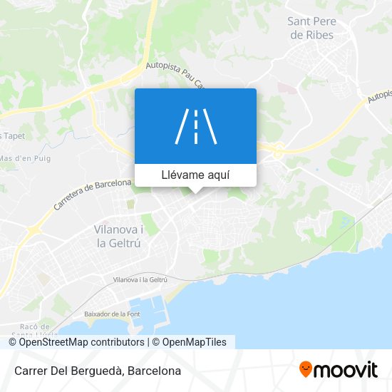 Mapa Carrer Del Berguedà