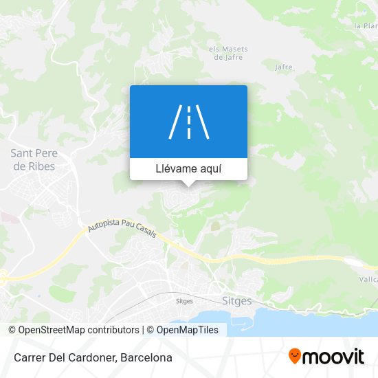 Mapa Carrer Del Cardoner