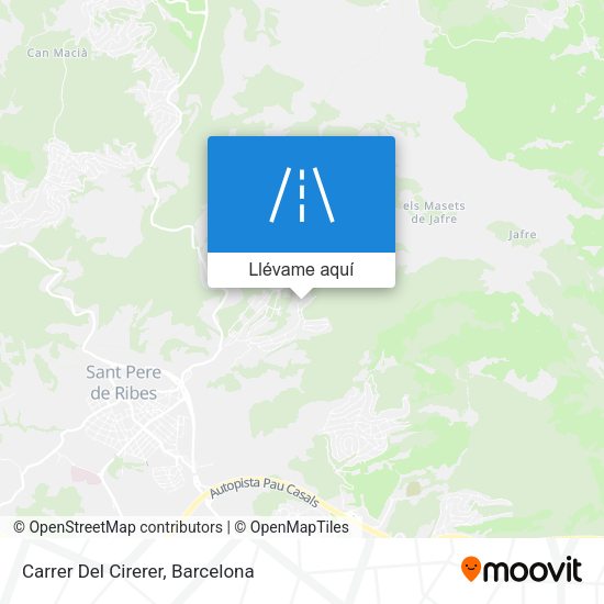 Mapa Carrer Del Cirerer
