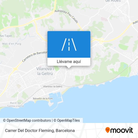 Mapa Carrer Del Doctor Fleming