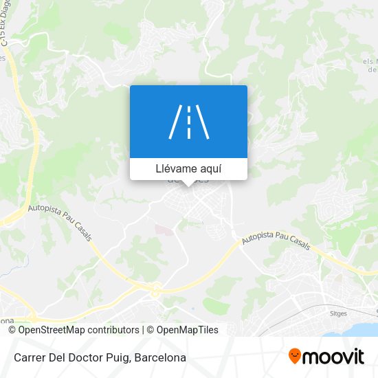 Mapa Carrer Del Doctor Puig